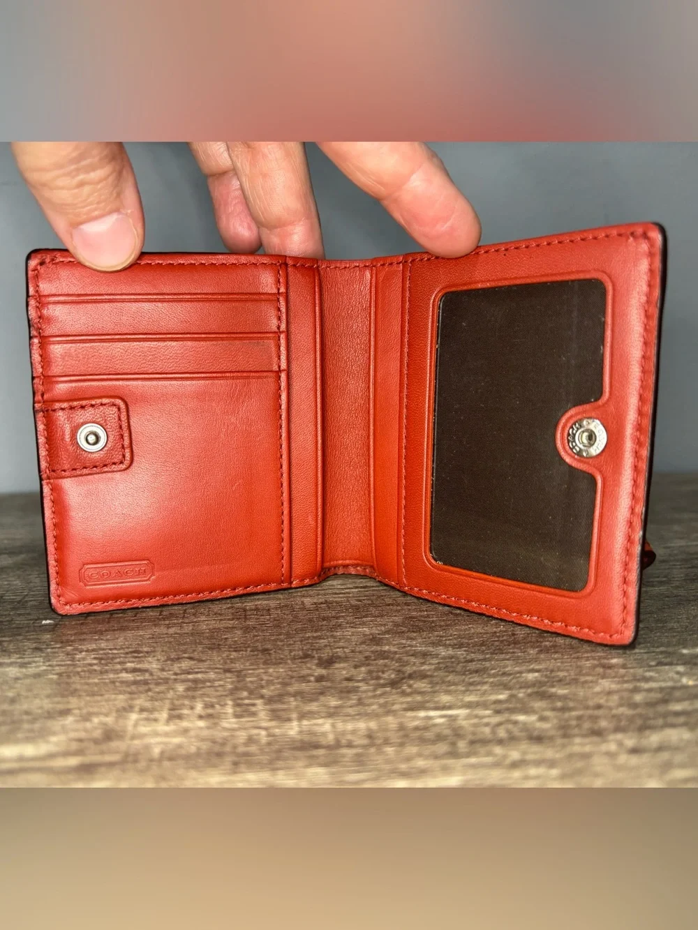 Y2K Coach Pleated Soho Mini Wallet - Picture 6 of 10